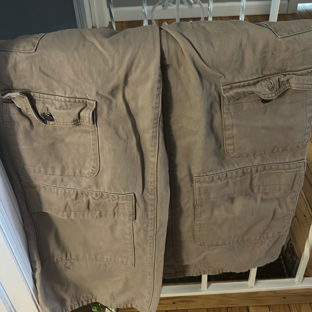 Straight legged pants